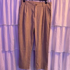 Shein Plus Corduroy Slant Pocket Pants